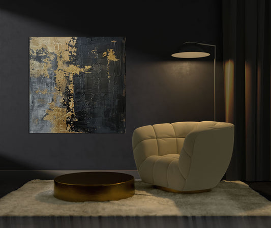 Gold Touched by Light - Aluminium + Varnish