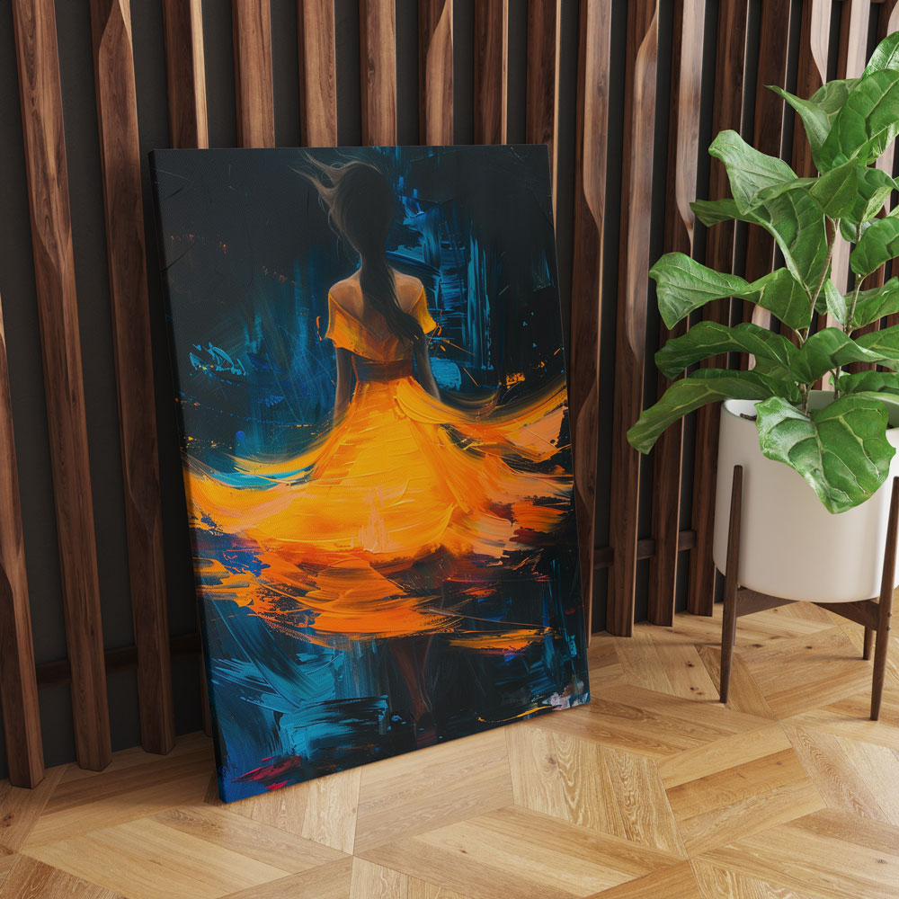Dance in Flames - Canvas