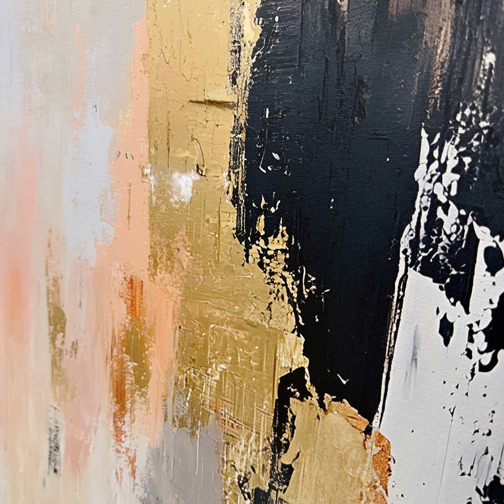 Šviesos Pėdsakai - Drobės Paveikslas Su Laku