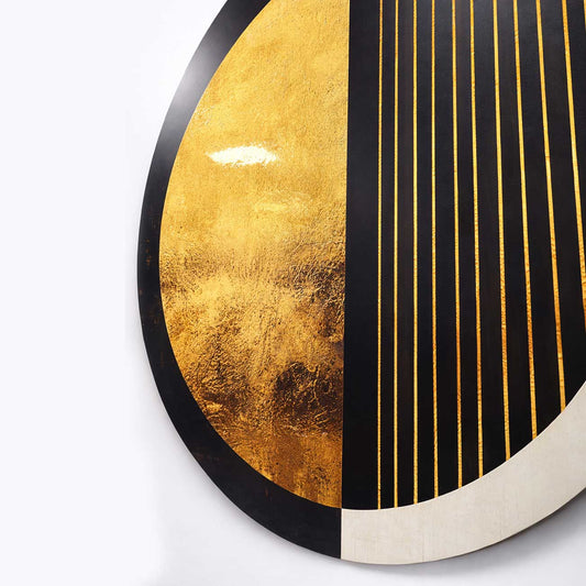 Center of Calm - Round Aluminium + Varnish