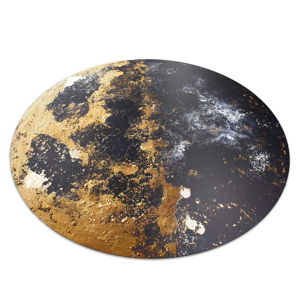 Juodasis Mėnulis -  Apvalus Aliuminis su laku