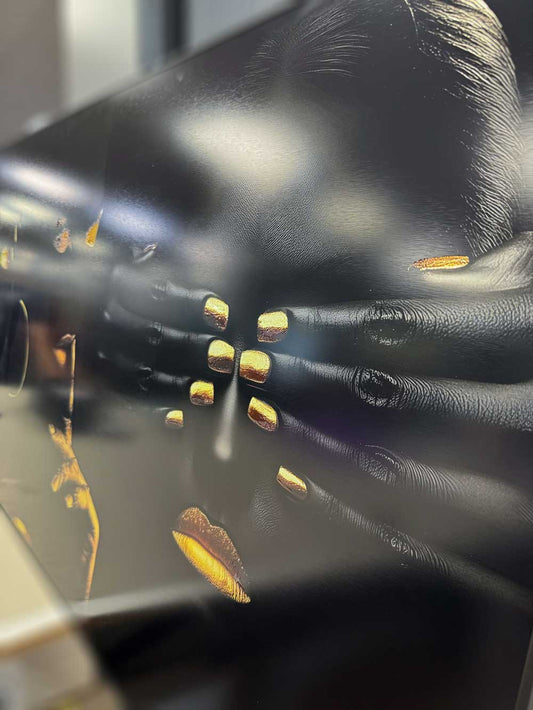 No Hear, No Speak, No Look - Aluminium + Varnish