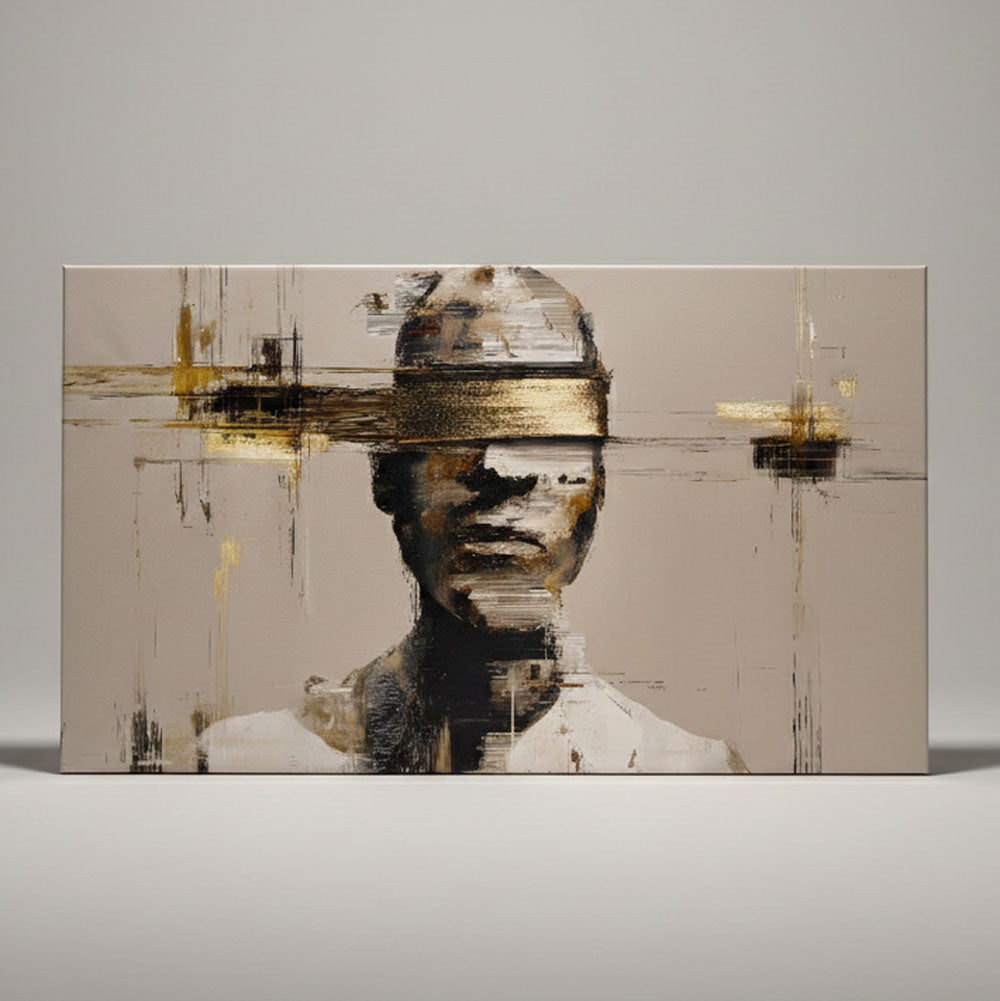 Sulaikyta Mintis - Drobė su Laku