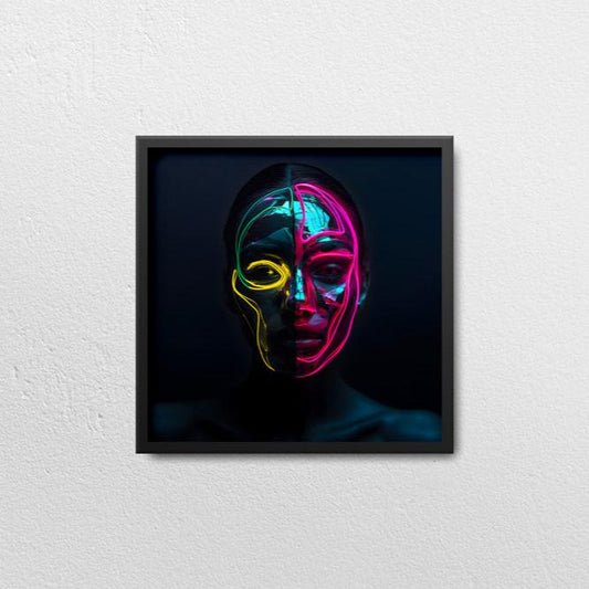 Face - Neon Canvas
