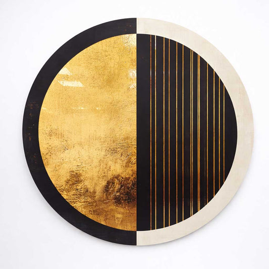 Center of Calm - Round Aluminium + Varnish