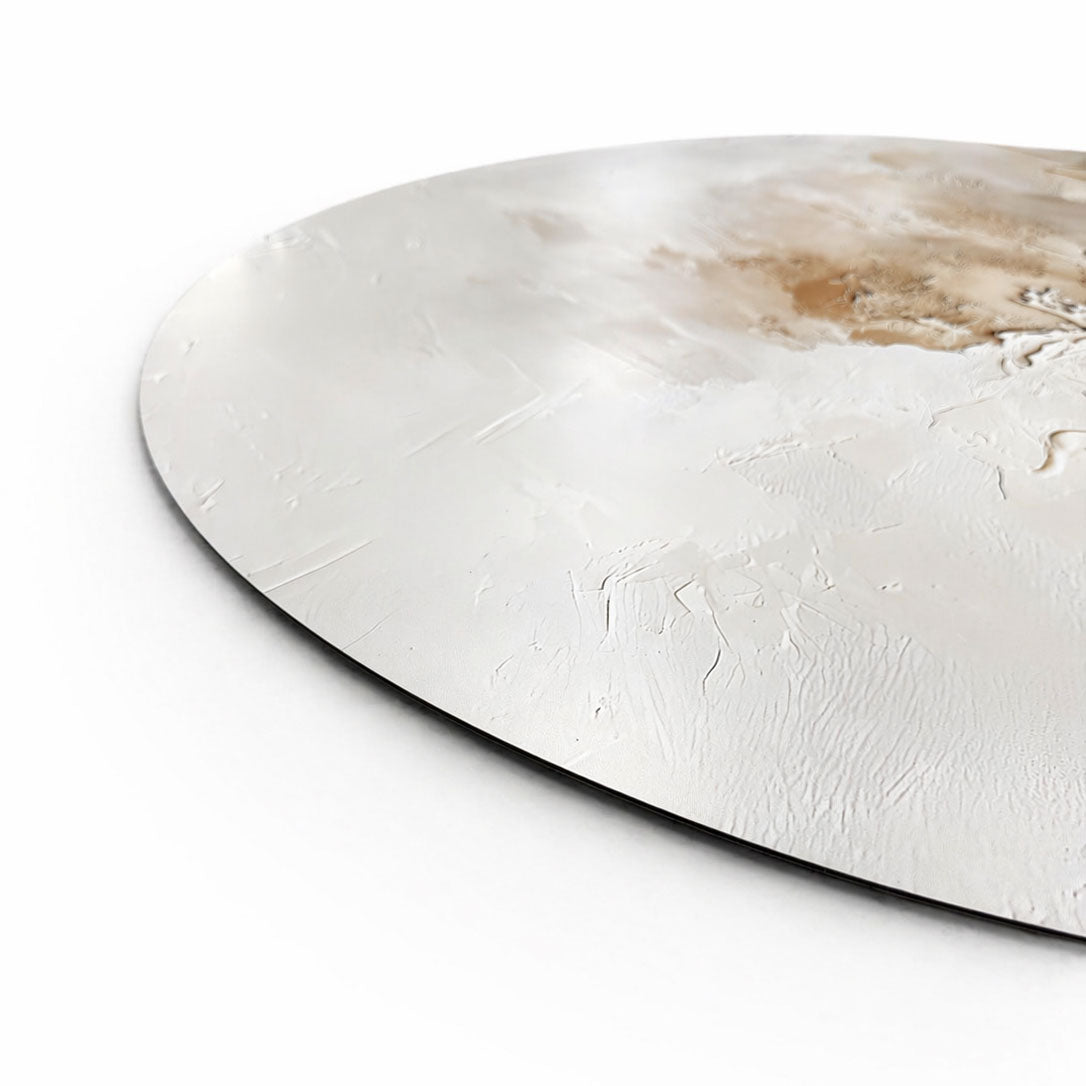 Light Exposure – Round Aluminum Wall Art