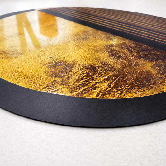 Center of Calm - Round Aluminium + Varnish
