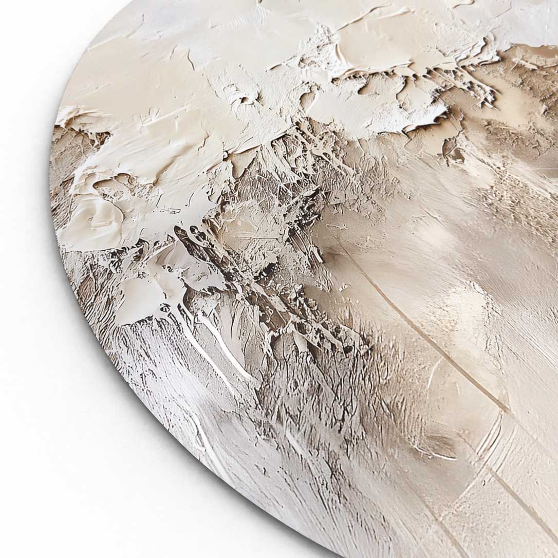 Light Exposure – Round Aluminum Wall Art