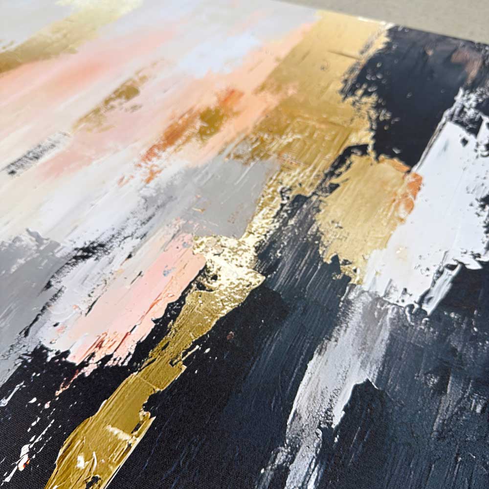 Šviesos Pėdsakai - Drobės Paveikslas Su Laku