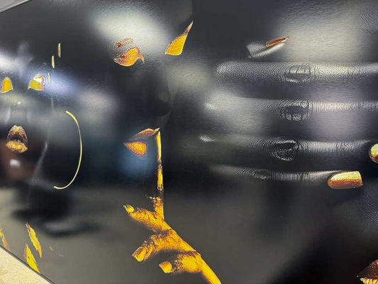 No Hear, No Speak, No Look - Aluminium + Varnish