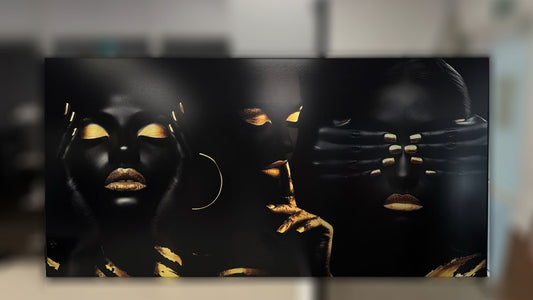No Hear, No Speak, No Look - Aluminium + Varnish