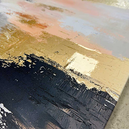 Šviesos Pėdsakai - Drobės Paveikslas Su Laku