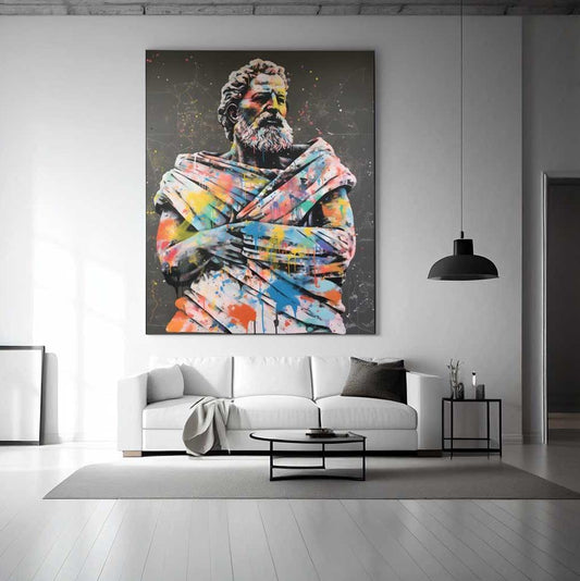 Urban Greek God - Canvas