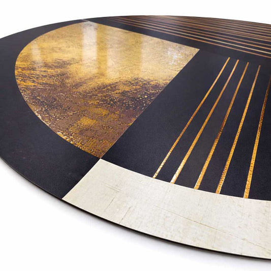 Center of Calm - Round Aluminium + Varnish