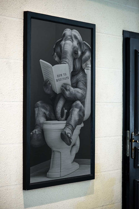 Toilet Elephant - Aluminium