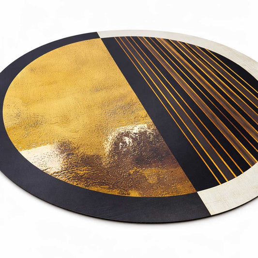 Center of Calm - Round Aluminium + Varnish