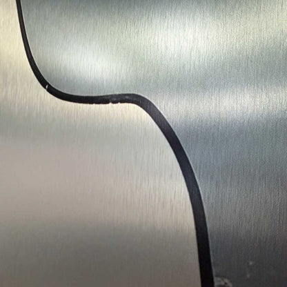 Minimalist Love Line Art - Aluminium Print