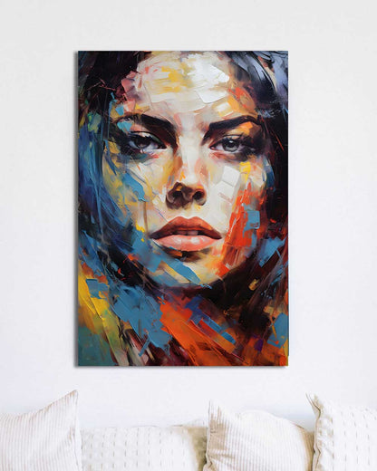Abstract Lady - Canvas Print