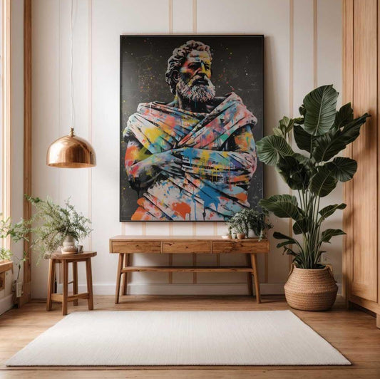 Urban Greek God - Canvas
