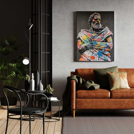 Urban Greek God - Canvas
