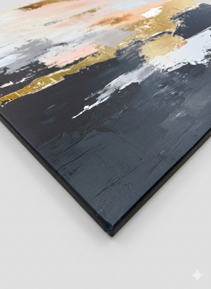 Šviesos Pėdsakai - Drobės Paveikslas Su Laku