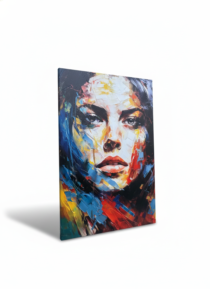 Abstract Lady - Canvas Print