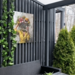 Surreal Gardener - Aluminium Print