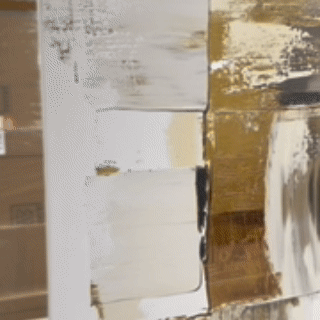 Golden Balance - Canvas + Varnish