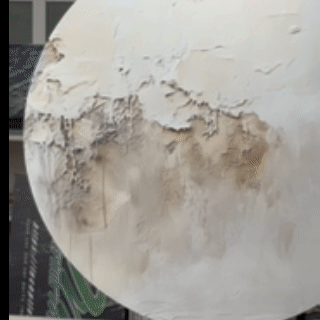 Light Exposure – Round Aluminum Wall Art