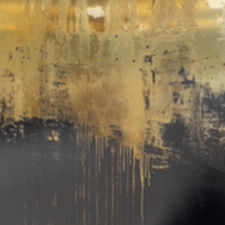Golden Fall - Aluminium + Varnish