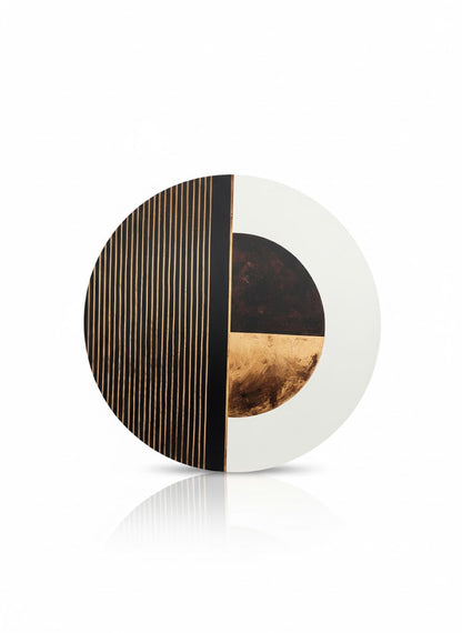 Circle of Balance – Round Aluminum + Varnish