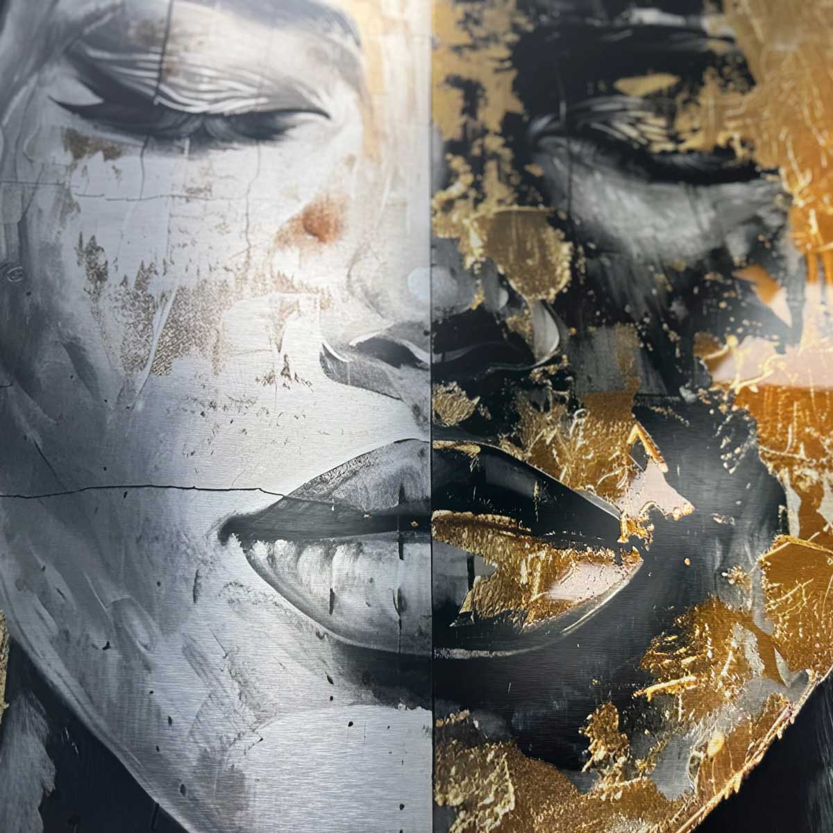 Duality Queen - Aluminium + Varnish