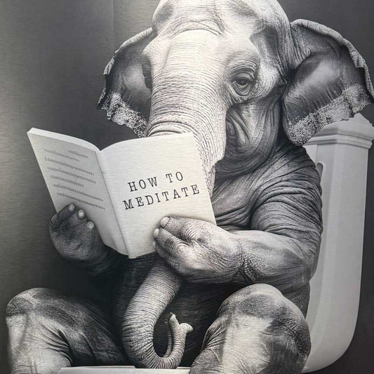 Toilet Elephant - Aluminium