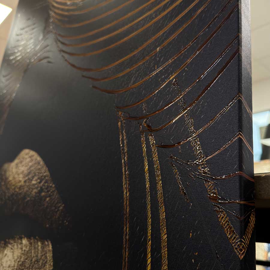 Prabangi Tyla - Drobė Su Laku