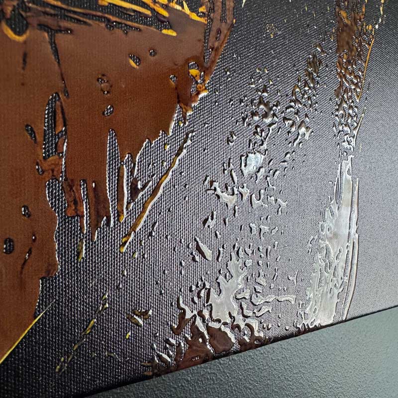 No Hear, No Speak, No Look - Canvas With Varnish