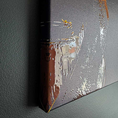No Hear, No Speak, No Look - Canvas With Varnish