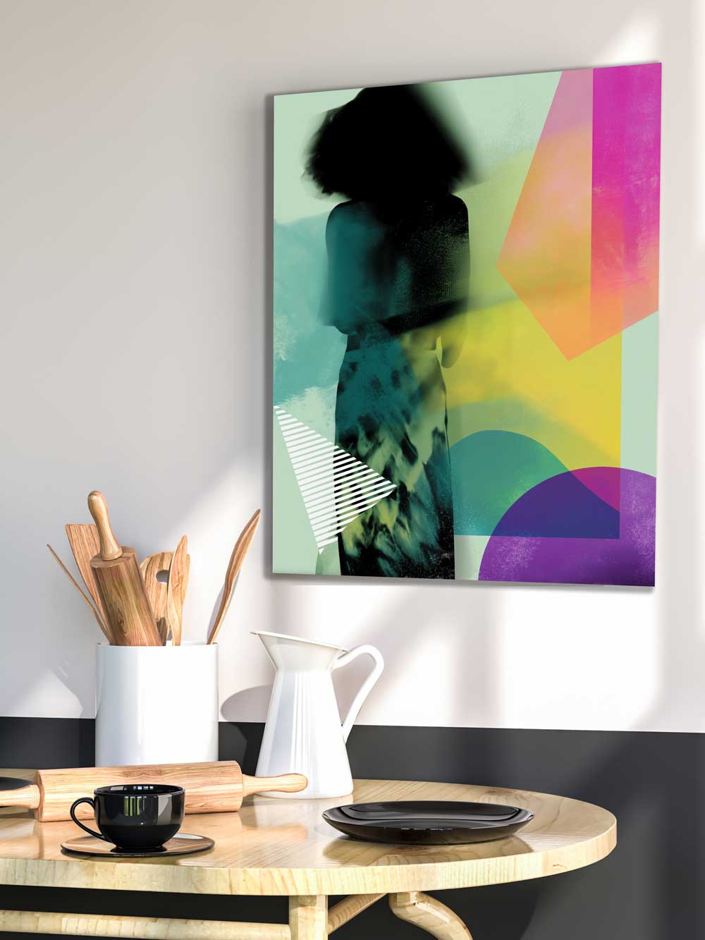 Spalvų ritmas – Drobė