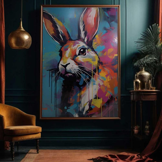 Urban Rabbit - Canvas