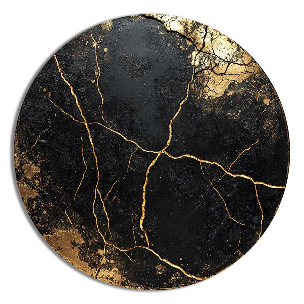 Auksiniai Lūžiai - Apvalus Aliuminis su laku