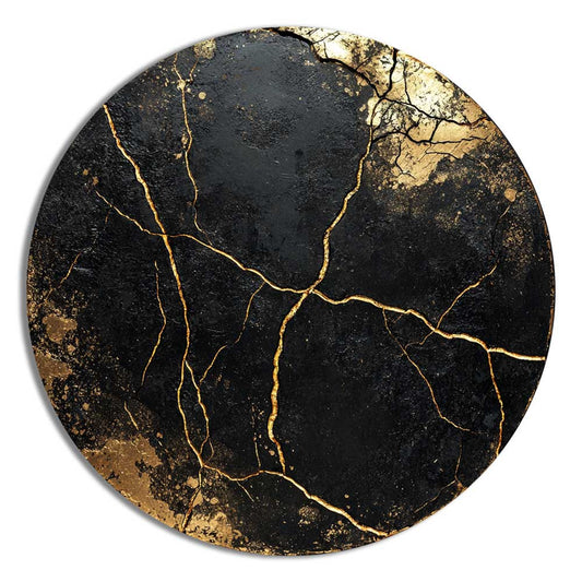 Auksiniai Lūžiai - Apvalus Aliuminis su laku