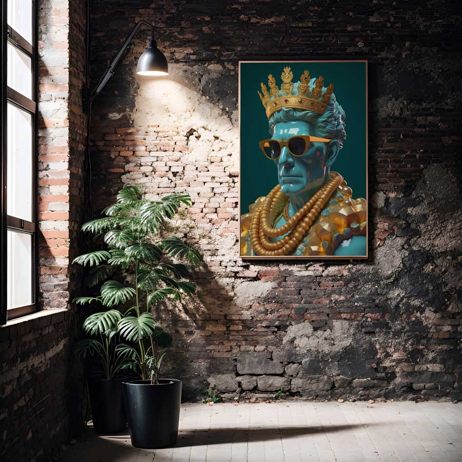 King - Glossy Varnish Effect