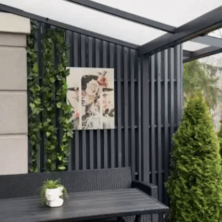 Close-up of aluminum panel used for modern artwork – outdoor durable surface