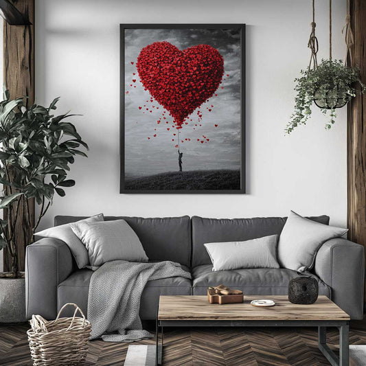 Love Balloon - Aluminium