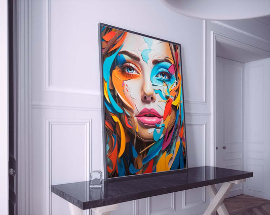 Paint Mix Lady - Canvas