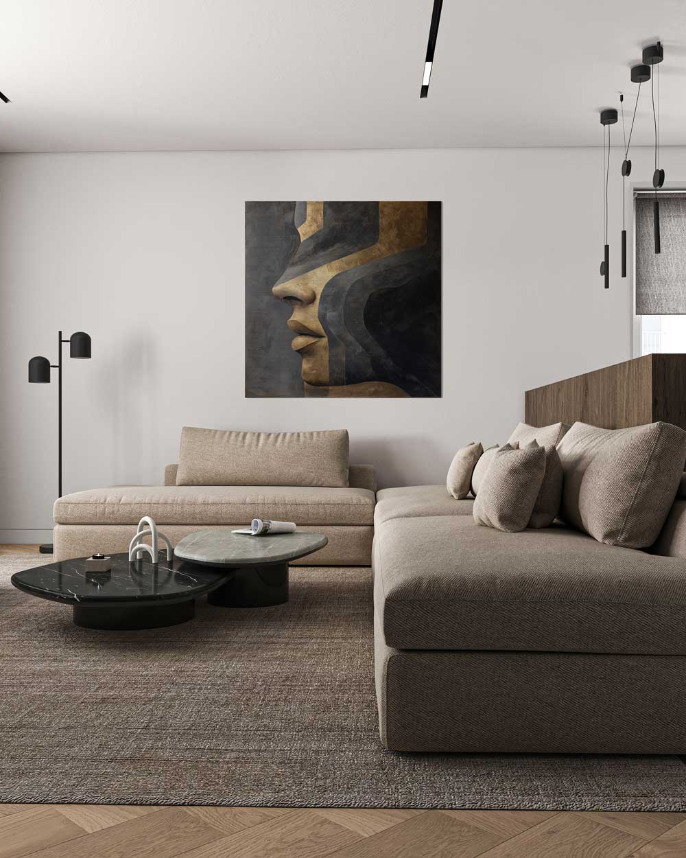 Outline of Silence - Aluminum Wall Art