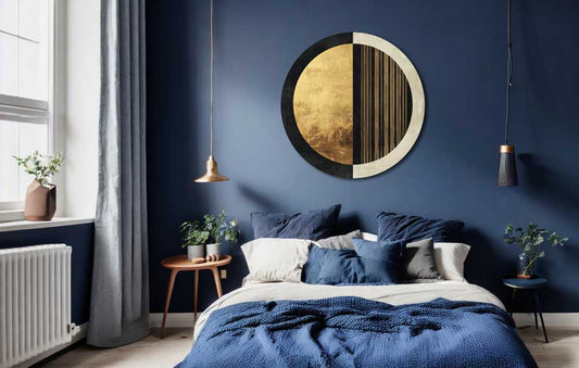 Center of Calm - Round Aluminium + Varnish