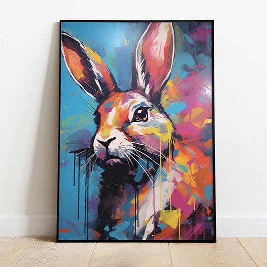 Urban Rabbit - Canvas