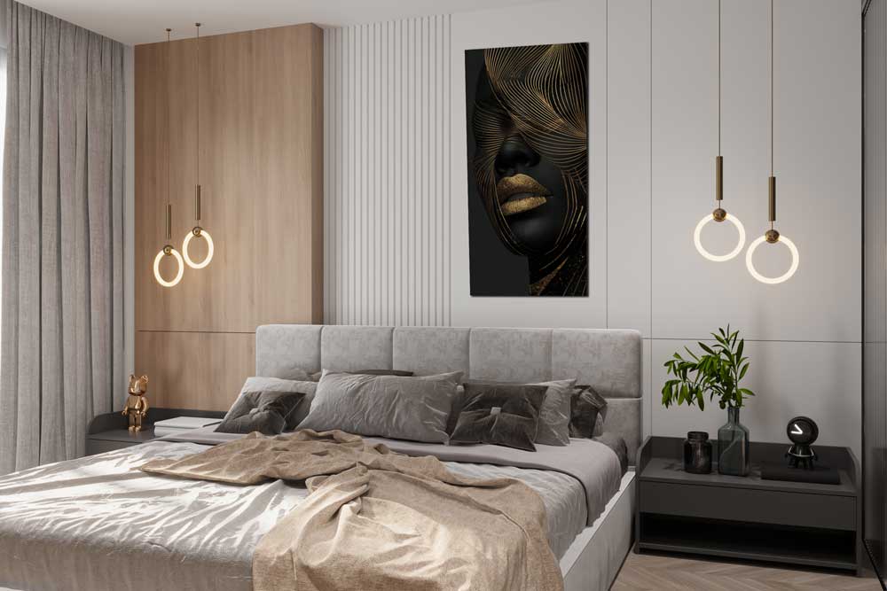 Prabangi Tyla - Drobė Su Laku