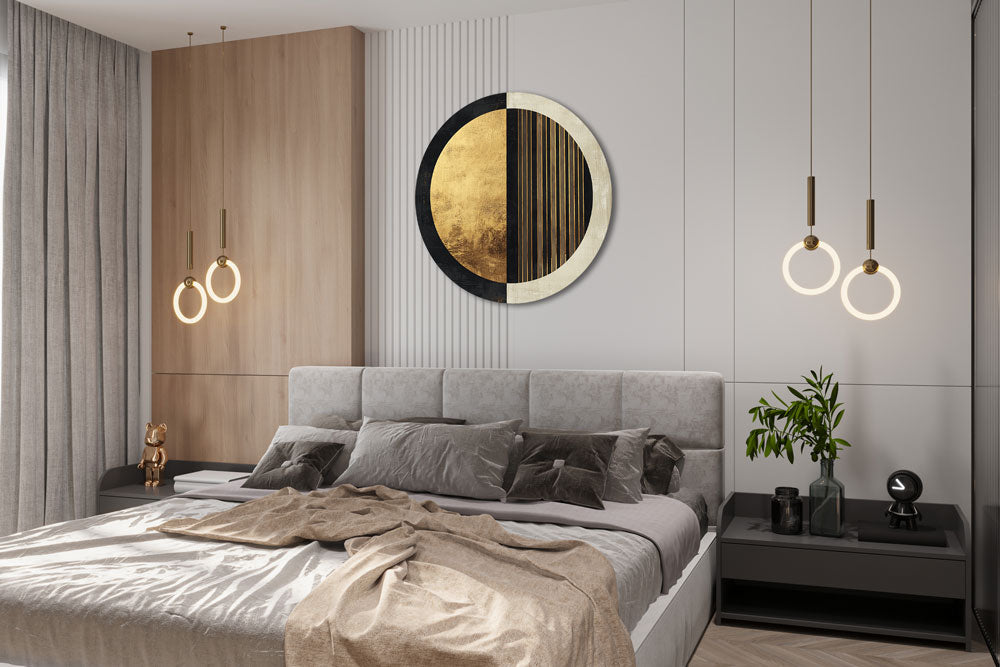 Center of Calm - Round Aluminum + Varnish