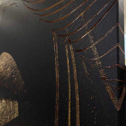 Luxury Silence - Canvas + Varnish